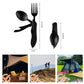 🎁 Regalo pratico – Set di posate multifunzione 4‑in‑1 pieghevoli per outdoor – perfetto per campeggio, picnic e avventure all'aria aperta! 🍴🏕️✨