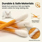 😻🐱 Giocattolo interattivo per gatti a bastoncino con erba gatta – stimola il gioco e l'istinto felino! 🌿🧶✨
