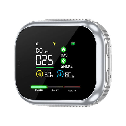 📟🔋 Allarme gas multiuso portatile con display LCD e batteria di backup – sicurezza sempre sotto controllo! 🚨🛡️