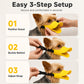 🦆🐶 Museruola in silicone a forma di becco di anatra per cani – leggera, comoda e sicura! 🧡🐾