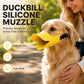 🦆🐶 Museruola in silicone a forma di becco di anatra per cani – leggera, comoda e sicura! 🧡🐾