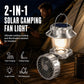 🌞🌀 Ventilatore pieghevole solare multifunzione – Alimentato dal sole, portatile ovunque, ideale per outdoor e emergenze