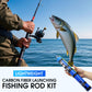 Kit canna da pesca leggera in fibra di carbonio per lancio 🎣⚡💪