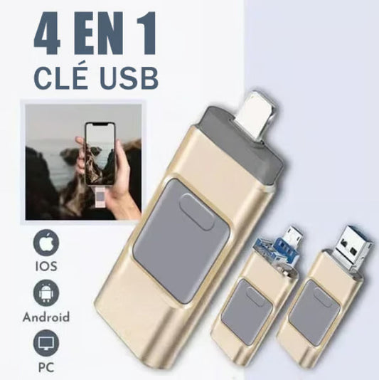 🔥⚡️ Chiavetta USB 4‑in‑1 multi‑drive ad alta velocità – archiviazione rapida e versatile in un solo dispositivo! 💾🚀