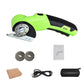 ✂️🎒 Kit Forbici Elettriche per Tessuto – Ricaricabili e Senza Fili, Taglia Ovunque e in Qualsiasi Momento! 🔋🌍