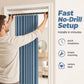 🔧🚪 Tenda a Fisarmonica Magnetica – Nessun Trapano! – Installazione in 5 Minuti, Adatta a Qualsiasi Porta! 🧲✨