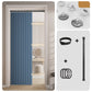 🔧🚪 Tenda a Fisarmonica Magnetica – Nessun Trapano! – Installazione in 5 Minuti, Adatta a Qualsiasi Porta! 🧲✨