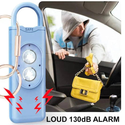 🛡️🚨 Portachiavi allarme antiaggressione con luce lampeggiante e suono ad alta intensità – La tua sicurezza sempre al fianco! 🔦💪
