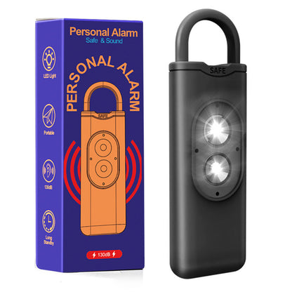 High Decibel Anti-Wolf Flashing Light Alarm Keychain