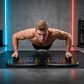 Foldable Push-up Board with Resistance Bands