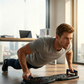 Foldable Push-up Board with Resistance Bands