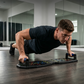 Foldable Push-up Board with Resistance Bands
