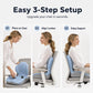 🪑 Cuscino Ergonomico in Memory Foam con Supporto Lombare – Resta Comodo Tutto il Giorno, Perfetto per Ufficio, Auto e Casa ✨