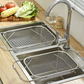 🍽️✨ Scolapiatti regolabile in acciaio inox – Si adatta a qualsiasi lavello! 💧🔄