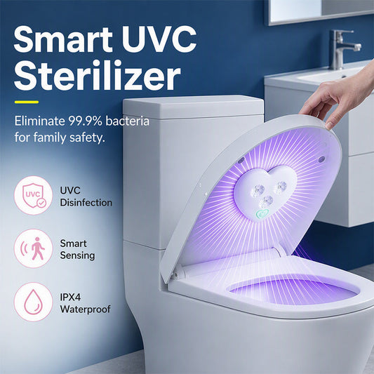 🚽💡 Offerta Lampo: Solo €9,99! Lampada UVC per WC con sensore di movimento – Sanificazione automatica, elimina il 99,9% dei batteri! 🔋🛡️✨