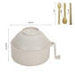 🍜✨ Set ciotole ramen multifunzione con filtro acqua – Scola e gusta in un colpo solo! 💧🍲