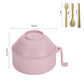 🍜✨ Set ciotole ramen multifunzione con filtro acqua – Scola e gusta in un colpo solo! 💧🍲