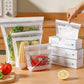 📦💪 Sacchetti trasparenti rinforzati a doppia chiusura – Perfetti per conservare alimenti freschi e sicuri! 🔒🥨
