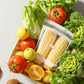 📦💪 Sacchetti trasparenti rinforzati a doppia chiusura – Perfetti per conservare alimenti freschi e sicuri! 🔒🥨