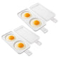 🥚⏱️ Cuociuova per microonde a doppia cavità – Uova perfette in pochi minuti! ✨🍳