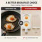 🥚⏱️ Cuociuova per microonde a doppia cavità – Uova perfette in pochi minuti! ✨🍳