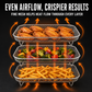 🍟✨ Ripiani impilabili per air fryer – Cuoci più cibo in una volta sola! 🔥🔄