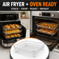 🍟✨ Ripiani impilabili per air fryer – Cuoci più cibo in una volta sola! 🔥🔄