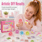 🔥🧁 30% DI SCONTO! 🐾 Kit squishy fai-da-te per bambini – Gelato fritto da modellare con design zampa di gatto! ✨🎨