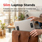💻✨ Supporto pieghevole mini per laptop – Portatile, leggero e perfetto per ogni scrivania! 🖥️📐  Ver