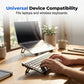 💻✨ Supporto pieghevole mini per laptop – Portatile, leggero e perfetto per ogni scrivania! 🖥️📐  Ver