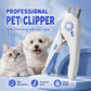 ✂️🔦 Tagliaunghie per cani e gatti con luce LED – Sensore rapido per evitare tagli accidentali! 🐱🐶✨