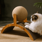 🐱 50% DI SCONTO! 🧶 Tiragraffi Naturale in Sisal a Forma di Palla – Cavo, Rotante e Doppio Lato – Protegge i Tuoi Mobili e Intrattiene il Tuo Gatto 🌿