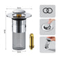 🚿🔩 Filtro per scarico pavimento in acciaio inox – Anti-odore, anti-intasamento e facile da pulire! 🛡️✨