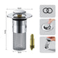 🚿🔩 Filtro per scarico pavimento in acciaio inox – Anti-odore, anti-intasamento e facile da pulire! 🛡️✨