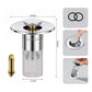 🚿🔩 Filtro per scarico pavimento in acciaio inox – Anti-odore, anti-intasamento e facile da pulire! 🛡️✨
