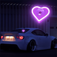 💖 Lampada ambientale wireless a forma di cuore per auto: 7 colori e illuminazione giorno-notte! ✨