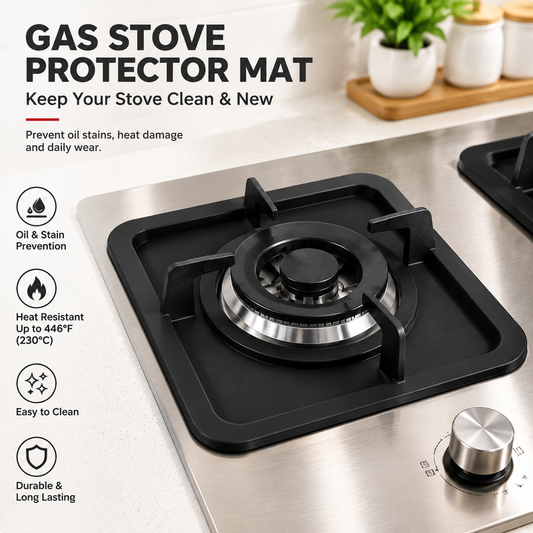 🛡️🔥 Salva-Piano Cottura in Silicone – Riutilizzabile e Lavabile – Proteggi il Tuo Gas da Macchie e Grasso! 🧽✨