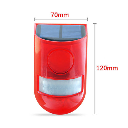 🛡️🌿 Dissuasore a Energia Solare per Animali Selvatici – Sensore di Movimento, Allarme 110 dB e Luce LED per Proteggere Giardini e Fattorie!