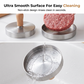⚡✨ Pressa per Hamburger 304 Acciaio Inox – Resistente, Antiaderente e Facile da Pulire – il Segreto per un Hamburger Perfetto! 🍔