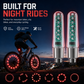🚲 Luci LED per Valvole Gomme Bici – Impermeabili e Sicure ✨