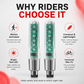 🚲 Luci LED per Valvole Gomme Bici – Impermeabili e Sicure ✨