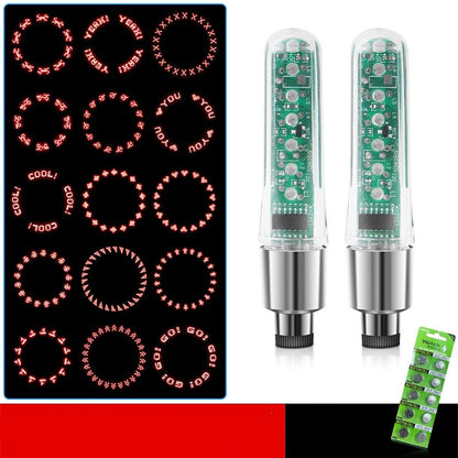 🚲 Luci LED per Valvole Gomme Bici – Impermeabili e Sicure ✨