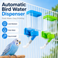 🛡️🐦 Bevitoio Automatico Antigoccia per Uccelli – Design Sicuro, Senza Perdite e Facile da Usare! 💧🌿