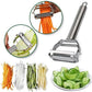 🔪🥗 Tagliaverdure Multifunzione in Acciaio Inox – Affetta, Tritura e Taglia a Dadini con un Solo Strumento! 🍅✨