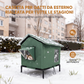 ⏳Sconto del 50% per tempo limitato⏰Casetta per gatti da esterno sopraelevata per tutte le stagioni – Tessuto Oxford impermeabile, rivestimento in alluminio termico e design pieghevole🐈🏠🌧️