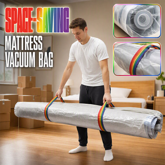 🛏️📦 Sacchetto Sottovuoto Salvaspazio per Materasso – Riduci il Volume del 50%! Proteggi e Conserva con Facilità! ✨