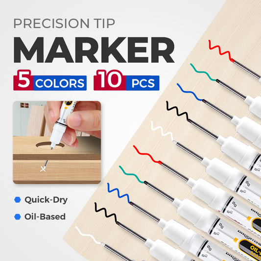 🖊️ Pennarello a Olio a Seccatura Rapida con Punta di Precisione – Scrive Su Qualsiasi Superficie! ✨