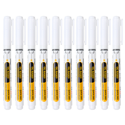 🖊️ Pennarello a Olio a Seccatura Rapida con Punta di Precisione – Scrive Su Qualsiasi Superficie! ✨