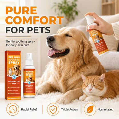 🐾💚 Spray Lenitivo per la Pelle del Tuo Pet – Adatto a Cani e Gatti, Protegge e Idrata la Pelle! 🌿✨