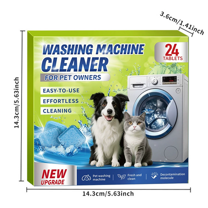 🐱 Compresse per Pulizia Profonda della Lavatrice – Addio a Peli, Odori e Batteri! Perfetto per Chi ha Animali in Casa! 🧺💖